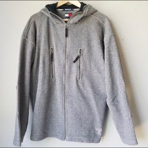 Tommy Hilfiger gray zip up jacket